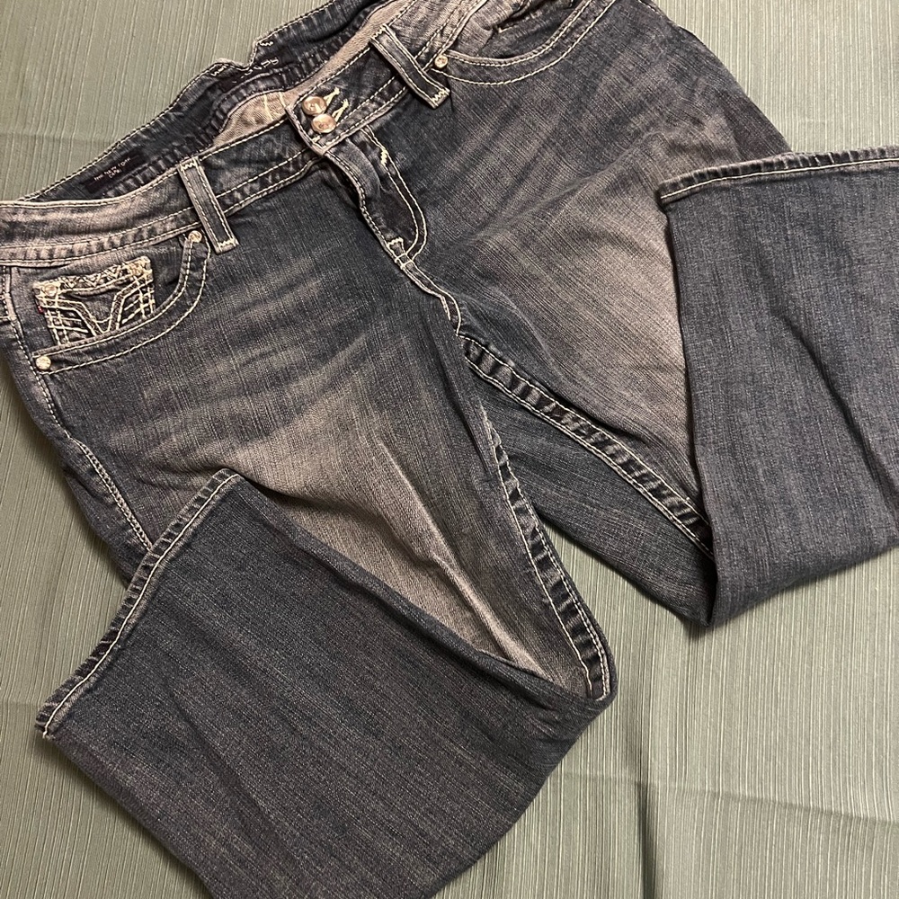 Vigoss Capri women jeans size 16 flap pocket